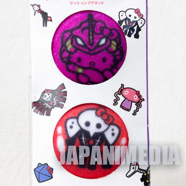 Evangelion x Hello Kitty Eva-01 & 4th Angel Sachiel Magnet 2pc Set ROUND 1 JAPAN ANIME Japanimedia Store FRONT