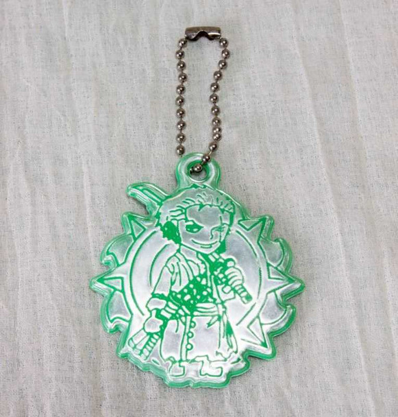 ONE PIECE ZORO Shueisha Natsucomi 2013 Limited Reflector Key Chain JAPAN ANIME Japanimedia Store FRONT