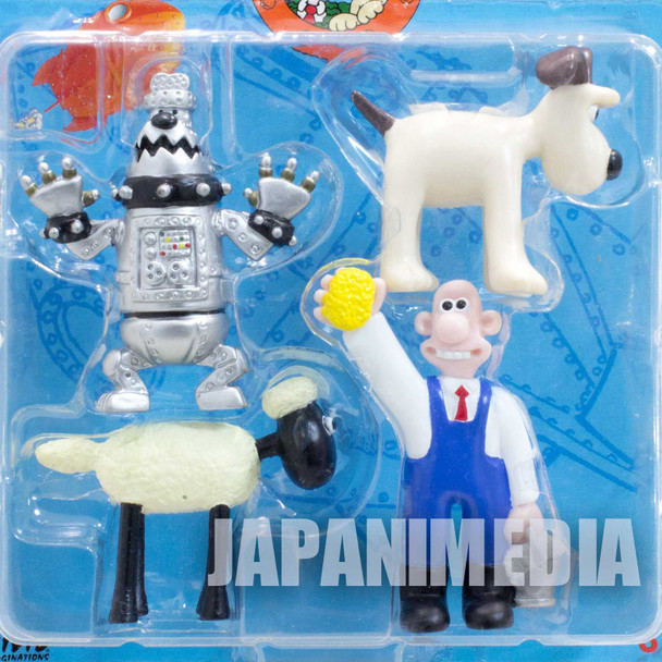 Wallace & Gromit Mini Figure 4pc Set Aardman Japanimedia Store FRONT