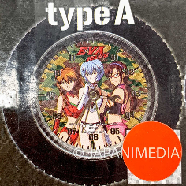 Evangelion EVA Racing Wheel Clock Type A / Asuka Rei Mari Race Queen SEGA Japanimedia Store FRONT