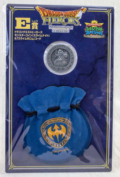 Dragon Quest Monster Coin Slime Knight +Drawstring Bag SQUARE ENIX JAPAN Japanimedia Store FRONT