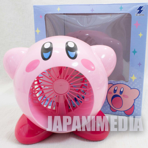 Kirby Super Star Figure Desk Fan USB Powered JAPAN GAME NINTENDO Japanimedia Store FRONT