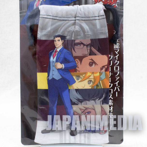 Ace Attorney Gyakuten Saiban Mini Drawstring Pouch Bag JAPAN GAME CAPCOM 2 Japanimedia Store FRONT