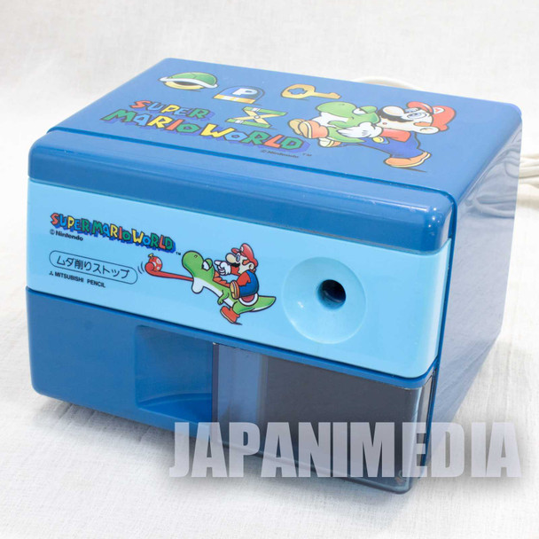 RARE! Super Mario World Bros. Electric Pencil Sharpener JAPAN GAME Nintendo Japanimedia Store FRONT
