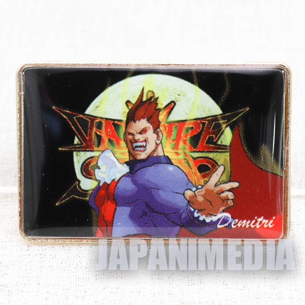 Darkstalkers (Vampire) Demitri Metal Pins Capcom Character JAPAN HUNTER SAVIOR Japanimedia Store FRONT