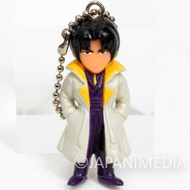 Retro RARE! Rurouni Kenshin Aoshi Shinomori Figure Ballchain JAPAN Japanimedia Store FRONT