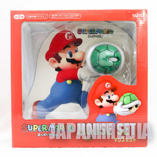 Super Mario Bros. Koopa Troopa USB Mouse & Mouse Pad JAPAN GAME NES FIGURE Japanimedia Store FRONT