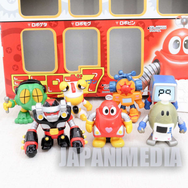 Moero!! Robocon Mini Robo 7 Figure 7pc Set Bandai JAPAN ANIME MANGA Japanimedia Store FRONT