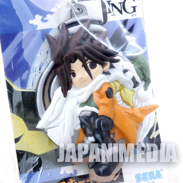 Retro RARE! King of Bandit JING Relief Mascot Keychain Comic BonBon JAPAN Japanimedia Store FRONT