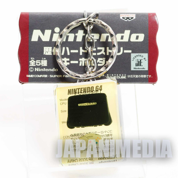 Nintendo Game Console History Miniature Figure Key Chain Nintendo 64 JAPAN2 Japanimedia Store FRONT