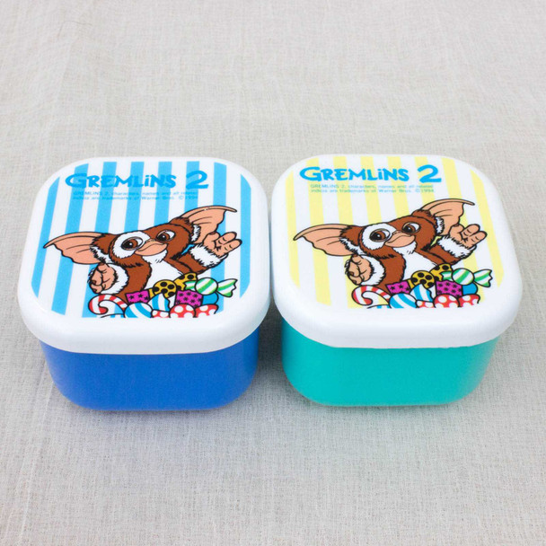Retro RARE Gremlins 2 The New Batch Gizmo Mini Plastic Case 2pc Set Japanimedia Store FRONT