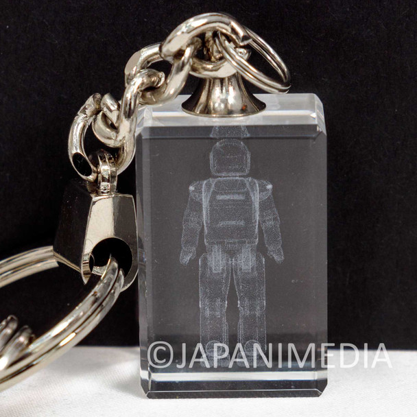 HONDA Asimo Optical Crystal Glass 3D Key Chain JAPAN 2 Japanimedia Store FRONT