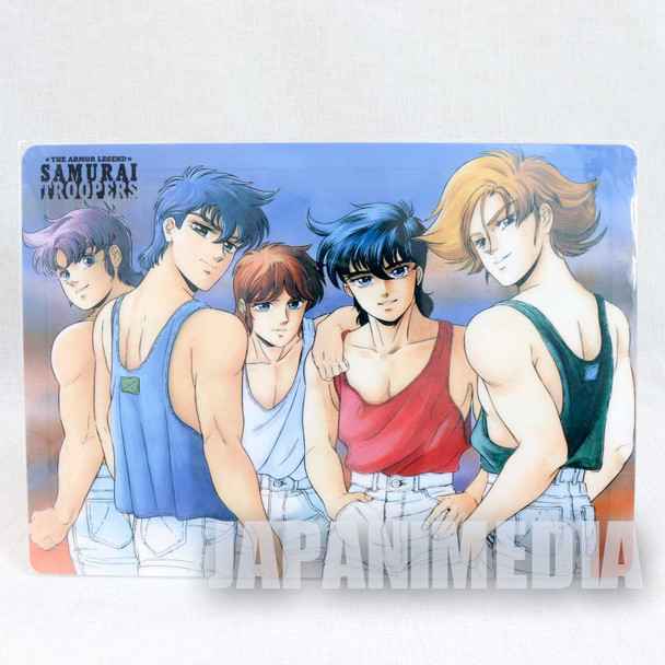 Ronin Warriors Samurai Troopers Plastic Pencil Board Pad Shitajiki #1 Japanimedia Store FRONT