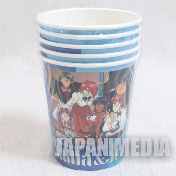 Retro RARE! Nadia The Secret of Blue Water Paper Cup 5pc Set JAPAN ANIME GAINAX Japanimedia Store FRONT