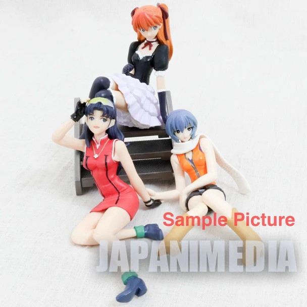 Evangelion HGIF Mini Figure Set Rei Asuka Misato Japan | Japanimedia Store Front