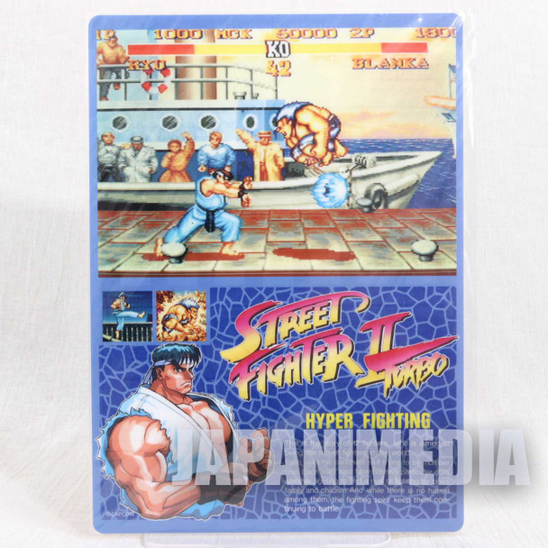 Street Fighter II RYU Pencil Board Pad Shitajiki JAPAN CAPCOM Japanimedia Store FRONT