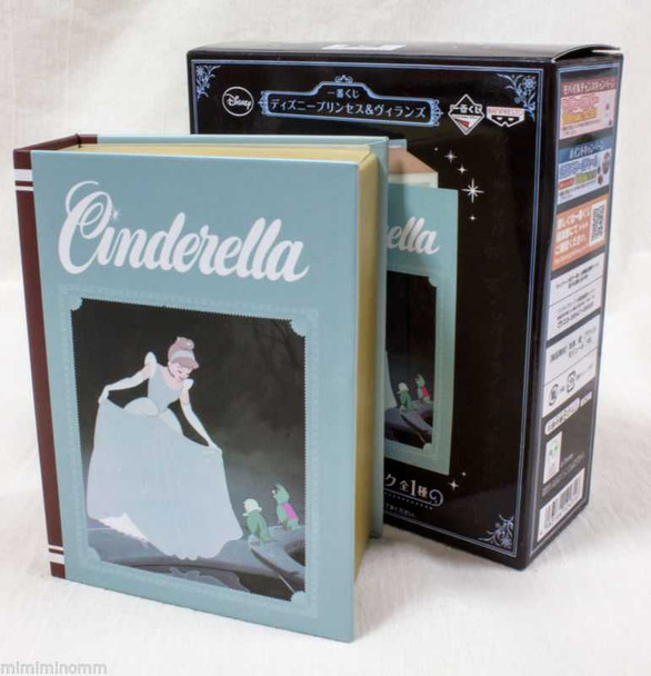 Disney Cinderella Princess & Villains Book Type Clock Banpresto JAPAN ANIME Japanimedia Store FRONT