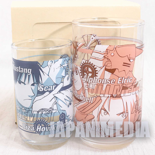 FullMetal Alchemist Stacking Glass Set Square Enix JAPAN Japanimedia Store FRONT