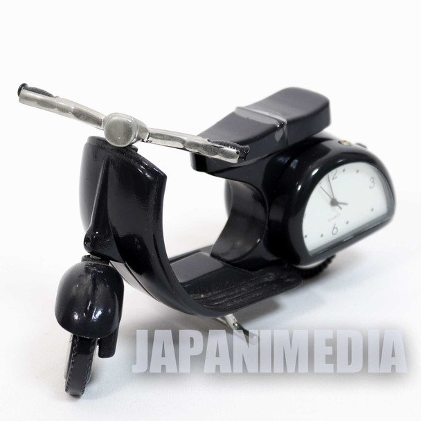 Scooters Motorcycle Metal Figure with Clock Japanimedia Store FRONT