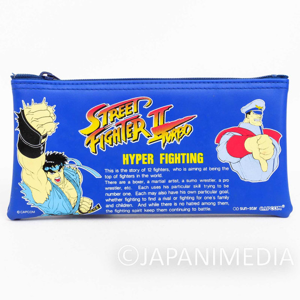 Retro RARE Street Fighter 2 Turbo Soft Pen Case Sun Star RYU BAISON Japanimedia Store FRONT