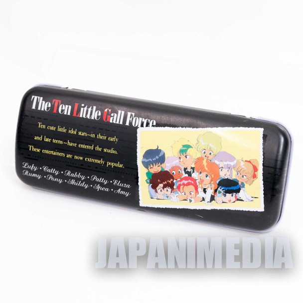 RARE! Ten Little Gall Force Can Pen Case JAPAN ANIME Japanimedia Store FRONT