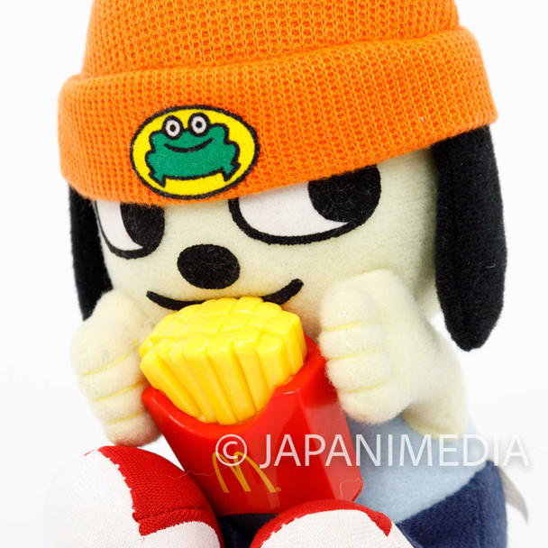 RARE! Parappa The Rapper Parappa Shaking Plush Doll Figure Macdonald Potatoes Japanimedia Store FRONT