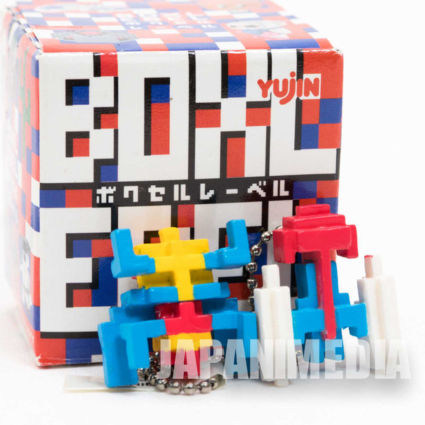 BOXLEBEL Famicom Character Figure Key Chain Galaga Namco JAPAN NES Japanimedia Store FRONT