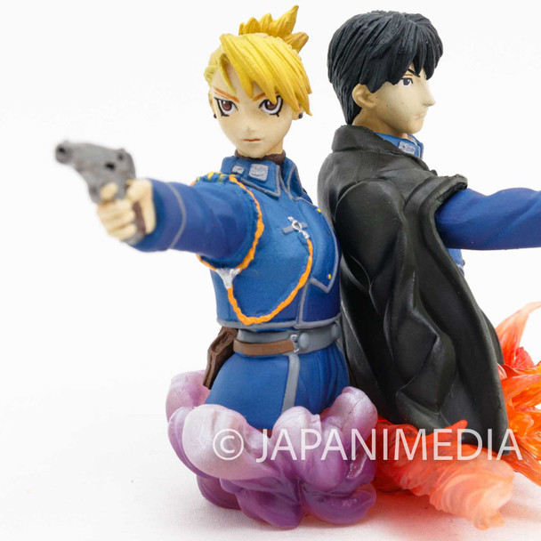 Fullmetal Alchemist Roy Mustang & Riza Hawkeye Mini Diorama Figure JAPAN Japanimedia Store FRONT