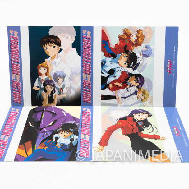 Evangelion Cassette Index Card 4 Sheet JAPAN ANIME MANGA Japanimedia Store FRONT