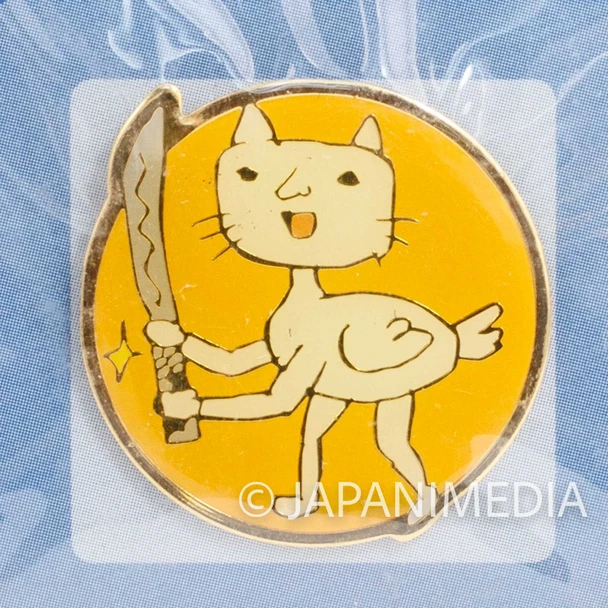 RARE! Pyu to Fuku! Jaguar Nyanpyou Weekly Jump Character Metal Pins Japanimedia Store FRONT