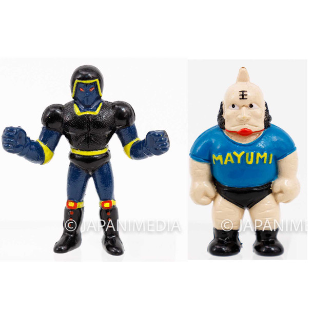 Kinnikuman Warsman & Kinniku Daioh Kinkeshi Rubber Figure Set Ultimate Muscle Japanimedia Store FRONT