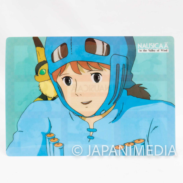 Retro RARE Nausicaa of the Valley Plastic Pencil Board Pad Shitajiki JAPAN 2 Japanimedia Store FRONT