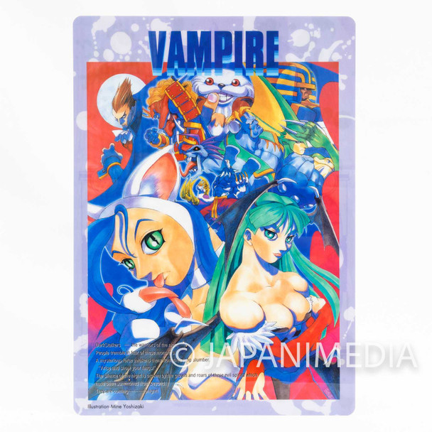 Darkstalkers Vampire Hunter Savior Plastic Pencil Board Pad Shitajiki Capcom 2 Japanimedia Store FRONT