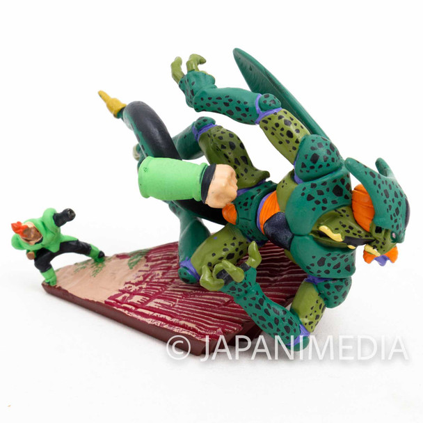Dragon Ball Z Android 16 vs Cell Diorama Figure JAPAN CAPSULE Japanimedia Store FRONT