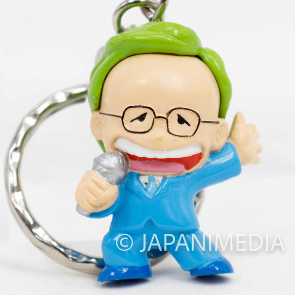 KINNIKUMAN Aderans Nakano Announcer Figure Key Chain Ultimate Muscle Japanimedia Store FRONT