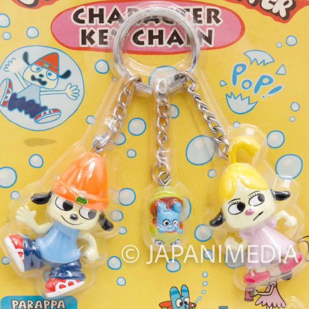 Parappa The Rapper Pinto Uee Triple Character Figure Key Chain JAPAN GAME Japanimedia Store FRONT