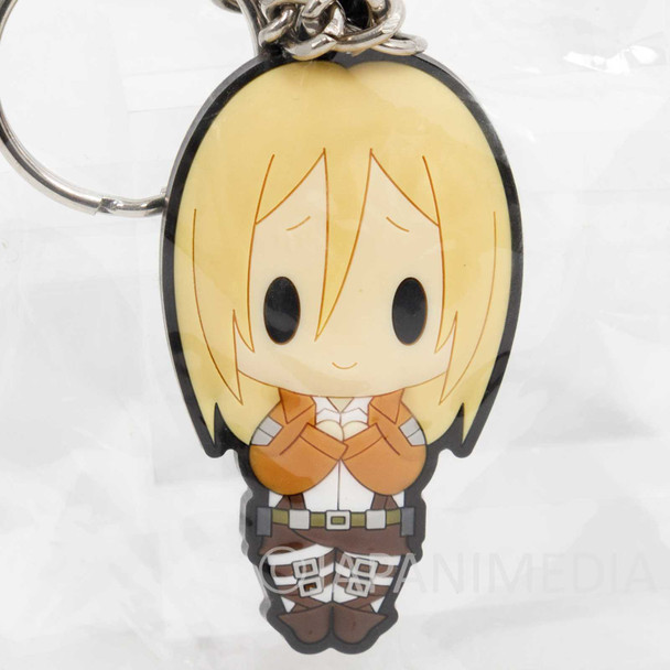 Attack on Titan Krista Lenz Rubber Mascot Keychain JAPAN ANIME Japanimedia Store FRONT