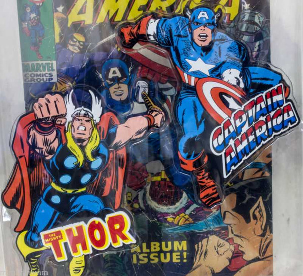Marvel Rubber Magnet Captain America & Mighty Thor Banpresto JAPAN COMICS Japanimedia Store FRONT