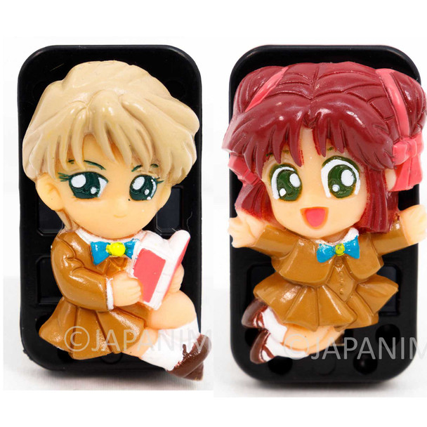 Retro RARE!! Fushigi Yugi Clip 2pc Set Miaka Yuki & Yui Hongo JAPAN ANIME Japanimedia Store FRONT