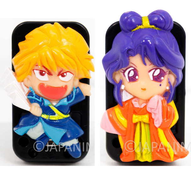 Retro RARE!! Fushigi Yugi Clip 2pc Set Tatsuki & Nuriko JAPAN ANIME Japanimedia Store FRONT