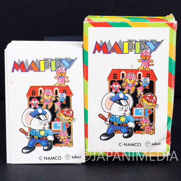 Retro RARE! Mappy Small Size Playing Cards Trump Namco JAPAN NES FAMICOM Japanimedia Store FRONT