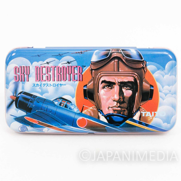 Retro RARE! Sky Destroyer Can Pen Case NES Famicom Nintendo Japanimedia Store FRONT
