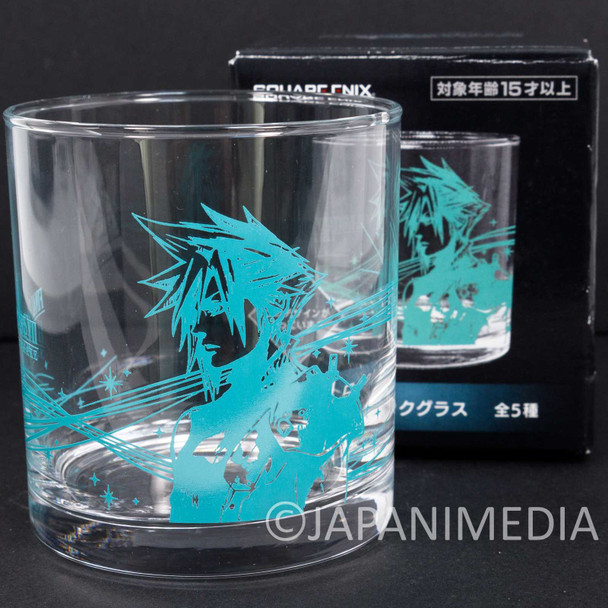 Final Fantasy Cloud Strife Rock Glass SQUARE ENIX JAPAN Japanimedia Store FRONT