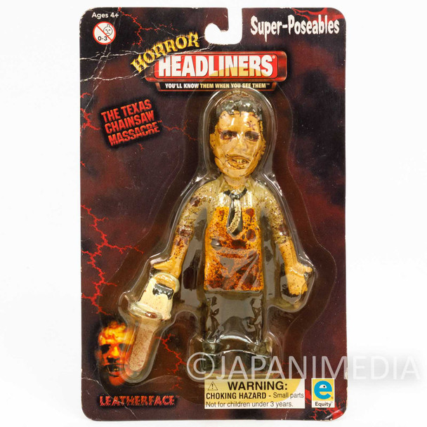 Texas Chainsaw Massacre Leatherface Super Poseable Figure Horror Headliners Japanimedia Store FRONT