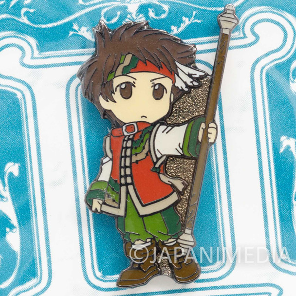 Genso Suikoden 3 Flame Champion Metal Pins Movic JAPAN GAME Japanimedia Store FRONT