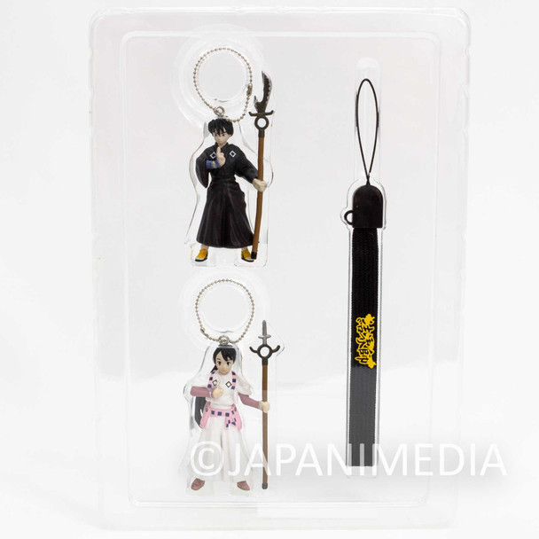RARE Kekkaishi Yoshimori Sumimura & Tokine Yukimura Figure Ballchain Strap Set Japanimedia Store FRONT