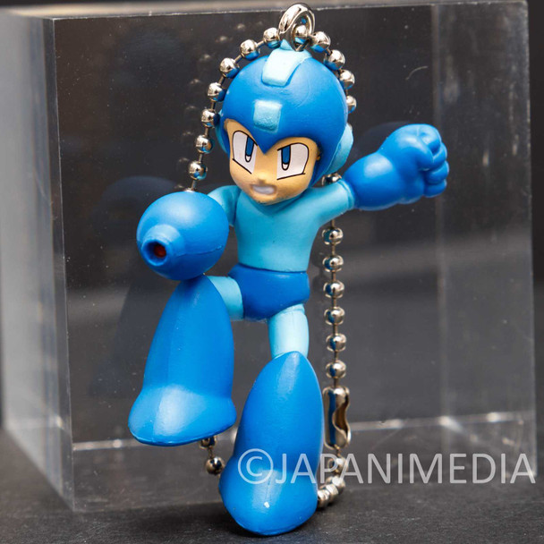 Mega Man (Rockman) Mascot Figure Ballchain / JAPAN GAME CAPCOM Japanimedia Store FRONT