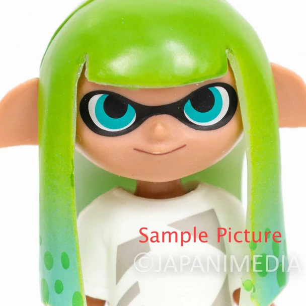 Splatoon 2 Dress-up Figure Gear Collection 3 Squid GIRL [1 : Neon green] JAPAN Nintendo Switch 2 Japanimedia Store FRONT