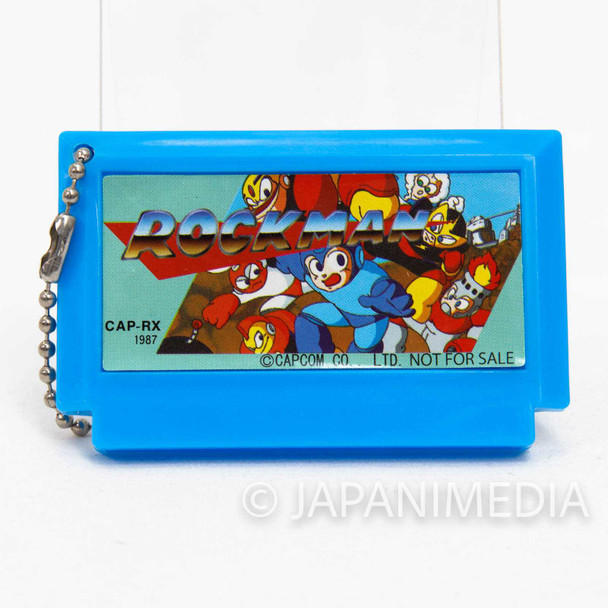 Rockman Cassette Type Mascot Ball Keychain Capcom JAPAN GAME FAMICOM NEC Japanimedia Store FRONT