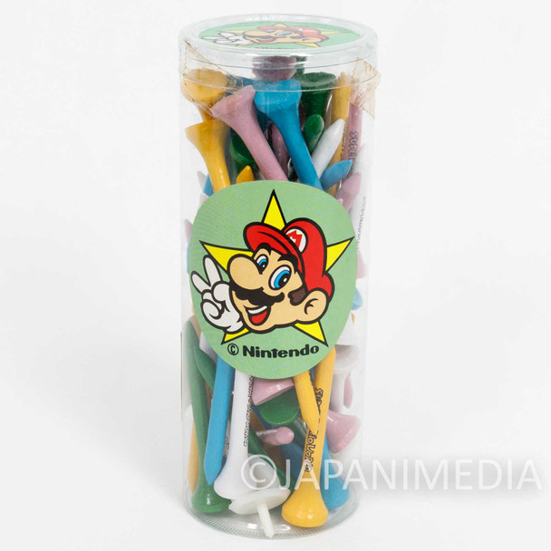 RARE! Super Mario World Golf Tee 55pc Pack JAPAN NINTENDO Japanimedia Store FRONT